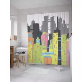 Шторка-занавеска для ванной JOYARTY