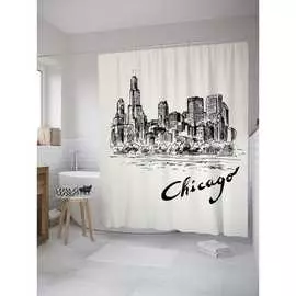 Шторка-занавеска для ванной JOYARTY