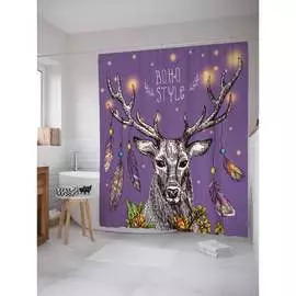 Шторка-занавеска для ванной JOYARTY