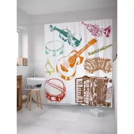 Шторка-занавеска для ванной JOYARTY