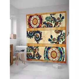 Шторка-занавеска для ванной JOYARTY