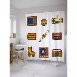 Шторка-занавеска для ванной JOYARTY