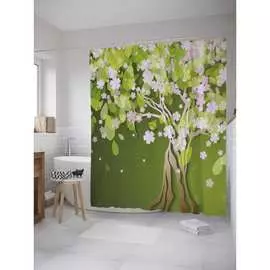 Шторка-занавеска для ванной JOYARTY