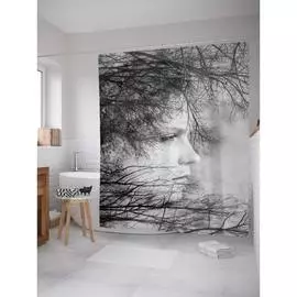 Шторка-занавеска для ванной JOYARTY