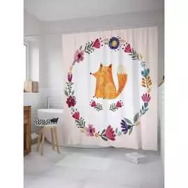 Шторка-занавеска для ванной JOYARTY