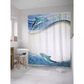 Шторка-занавеска для ванной JOYARTY