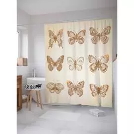 Шторка-занавеска для ванной JOYARTY