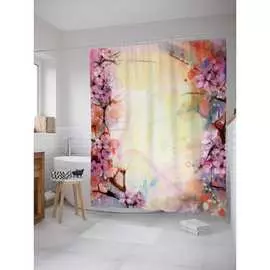 Шторка-занавеска для ванной JOYARTY