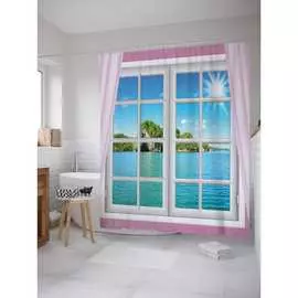 Шторка-занавеска для ванной JOYARTY