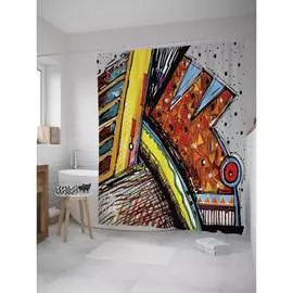 Шторка-занавеска для ванной JOYARTY