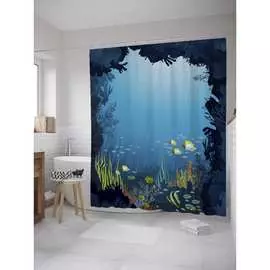 Шторка-занавеска для ванной JOYARTY