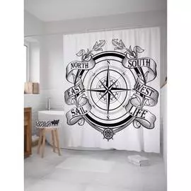 Шторка-занавеска для ванной JOYARTY