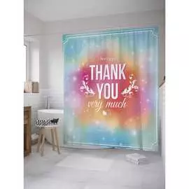 Шторка-занавеска для ванной JOYARTY