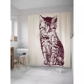 Шторка-занавеска для ванной JOYARTY