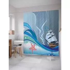 Шторка-занавеска для ванной JOYARTY