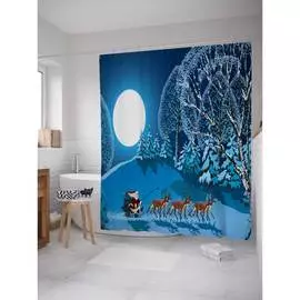 Шторка-занавеска для ванной JOYARTY