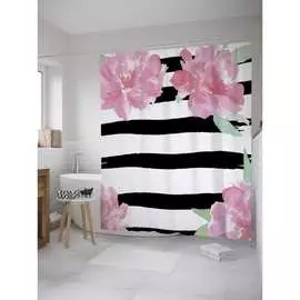 Шторка-занавеска для ванной JOYARTY