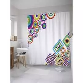 Шторка-занавеска для ванной JOYARTY