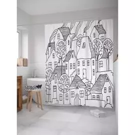 Шторка-занавеска для ванной JOYARTY