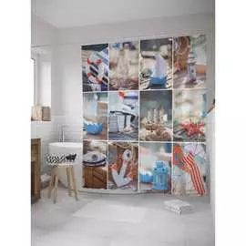 Шторка-занавеска для ванной JOYARTY