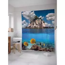 Шторка-занавеска для ванной JOYARTY