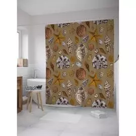 Шторка-занавеска для ванной JOYARTY