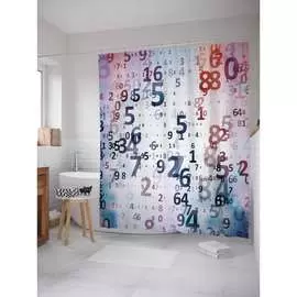 Шторка-занавеска для ванной JOYARTY