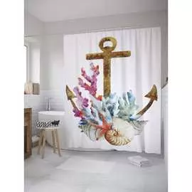 Шторка-занавеска для ванной JOYARTY