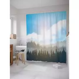 Шторка-занавеска для ванной JOYARTY