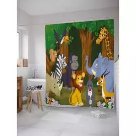 Шторка-занавеска для ванной JOYARTY