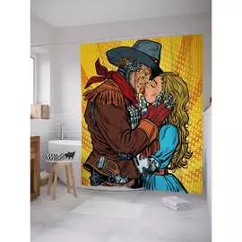 Шторка-занавеска для ванной JOYARTY