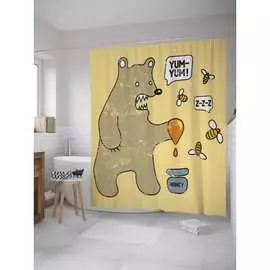 Шторка-занавеска для ванной JOYARTY