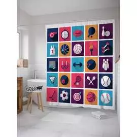 Шторка-занавеска для ванной JOYARTY