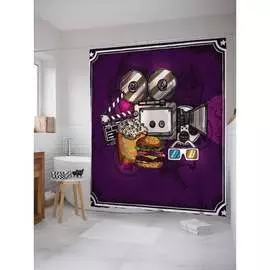 Шторка-занавеска для ванной JOYARTY