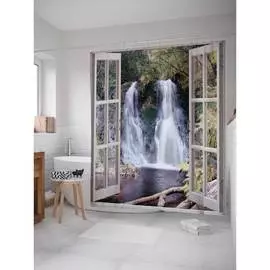 Шторка-занавеска для ванной JOYARTY