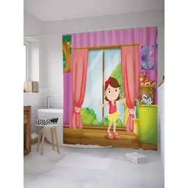 Шторка-занавеска для ванной JOYARTY