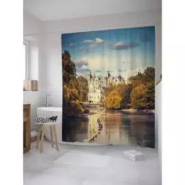 Шторка-занавеска для ванной JOYARTY