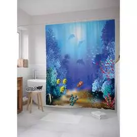 Шторка-занавеска для ванной JOYARTY