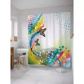 Шторка-занавеска для ванной JOYARTY