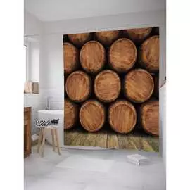 Шторка-занавеска для ванной JOYARTY