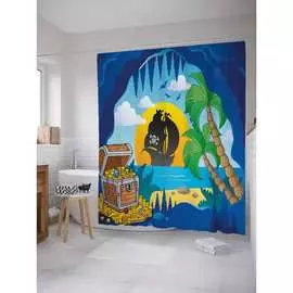 Шторка-занавеска для ванной JOYARTY