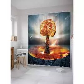 Шторка-занавеска для ванной JOYARTY