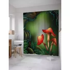 Шторка-занавеска для ванной JOYARTY