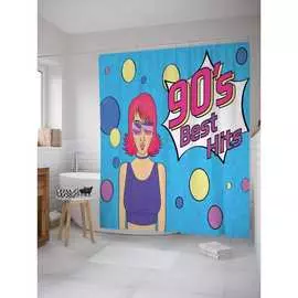 Шторка-занавеска для ванной JOYARTY