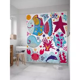 Шторка-занавеска для ванной JOYARTY