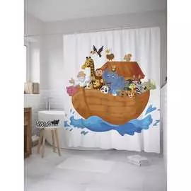 Шторка-занавеска для ванной JOYARTY