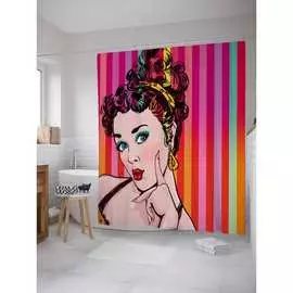 Шторка-занавеска для ванной JOYARTY