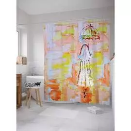 Шторка-занавеска для ванной JOYARTY