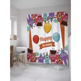 Шторка-занавеска для ванной JOYARTY