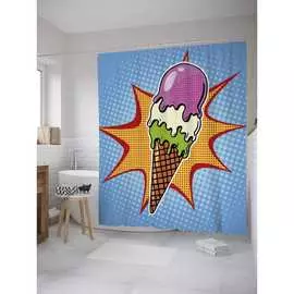 Шторка-занавеска для ванной JOYARTY